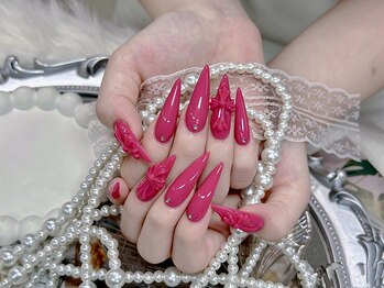 ローラキラ(Rola kira)の写真/透明感★ぷるマグ8,980円(パーツ2つプレゼント)シンプルなオフィスネイル～個性派・派手ネイルまでお任せ◎