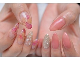 ちぐはぐネイル8140円