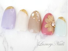 ラグジュアリー ネイルズ(Luxury Nails)/キラキラ＊フラワーNail