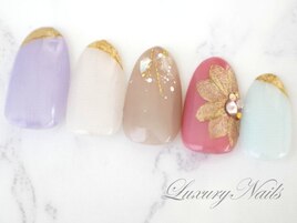 キラキラ＊フラワーNail