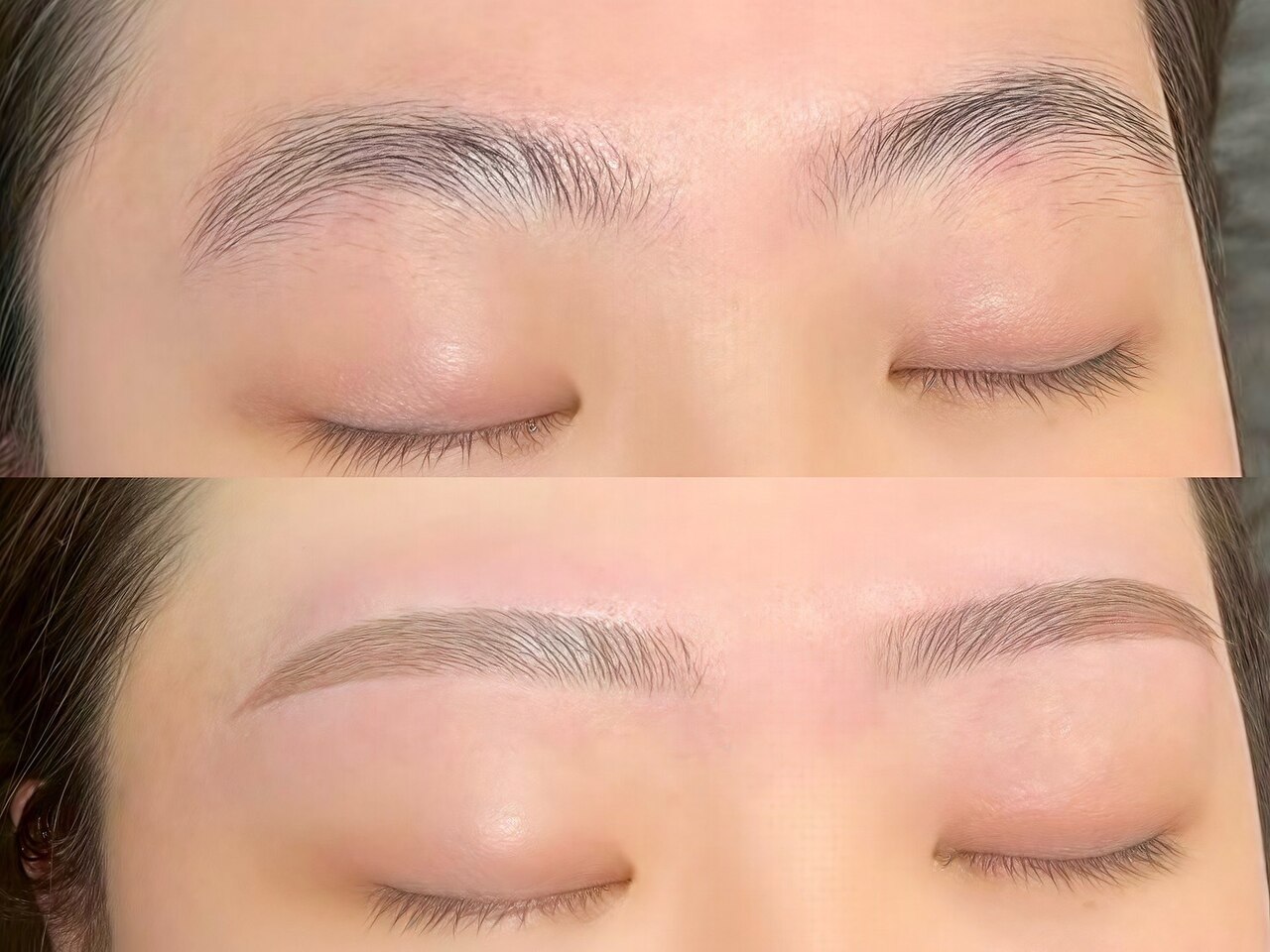 【眉毛ワックス+間引きカット+メイク】垢抜けトレンド眉/ふんわり眉に\5500