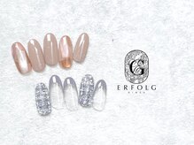 ネイルサロン エアフォルク 銀座(Erfolg)/ツイード×ブロックネイル