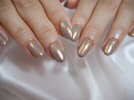 オーロラミラーネイル