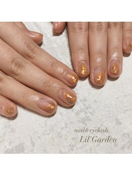 リルガーデン 新宿南口(Lil' Garden)/キラキラ×オフィスネイル