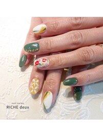 和柄ネイル