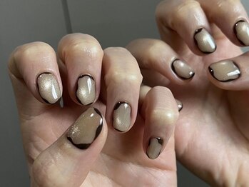 アイネイルズ 梅田店(I nails)/上品マグネットデザインMeg限定