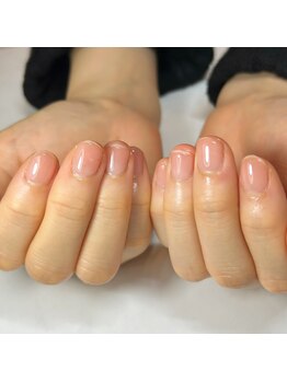 天然石ネイルワンカラー