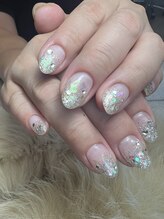ヘアーアンドネイル ルシア(Hair&Nail Lucia)/オリジナルラメミックスネイル