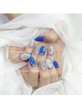 アン ジョーヌドラゴ/【自爪ネイル】ブルーネイル