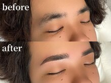 エムズアイブロウ 名古屋栄店(M’sアイブロウ)/メンズHBL★before→after