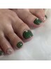 【ご新規様限定☆初回ジェルオフ無料】☆FOOTワンカラー☆¥7800→¥7500
