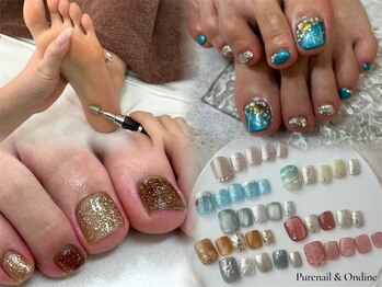 ピュアネイルアンドオンディーヌの写真/32年の実績!深爪、巻き爪、2枚爪も美爪育成へ◎自爪が弱く薄い方も美しく育てます♪