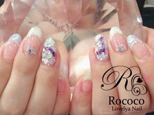 ロココ ラブリヤ ネイル 岡崎店(Rococo Lovelya Nail)/ラメフレンチネイル