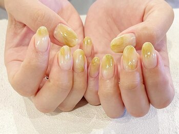 アイネイルズ 梅田店(I nails)/もやもやグリーン
