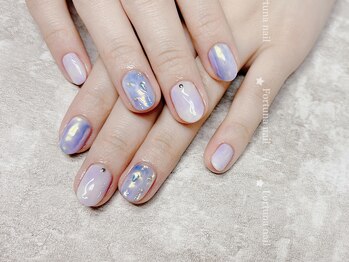 フォルトゥーナ 神田(Fortuna)/お客様持ち込み梅雨ネイル/神田