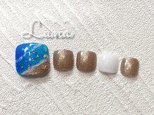 ネイルアンドまつ毛エクステ ルーナ イオンモール東久留米店/フット定額10500円