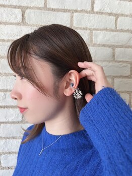 アマリージョヒラソル/ダイエット用耳ツボイヤーカフ♪