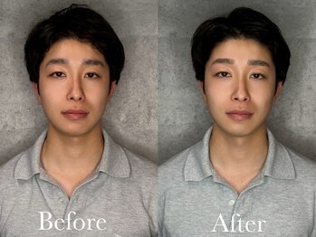 【メンズ眉毛サロン】B'３/メンズ眉WAX【Before/After】