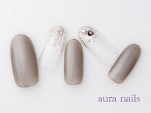 アウラネイルズ(aura nails)/☆ハンドシンプルコース　¥6800