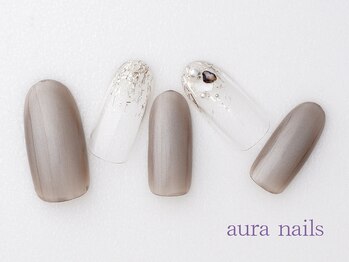アウラネイルズ(aura nails)/☆ハンドシンプルコース ¥6800