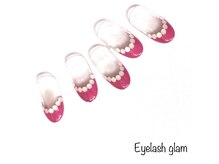 アイラッシュグラム(Eyelash glam)/フレンチネイル