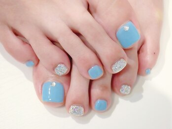 ラルネイル 大宮(Lull. nail)/＊オーロラブルー＊FOOT＊