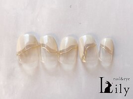 変形フレンチ×華奢ミラー