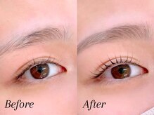 ミーナ 水ヶ江店(mina)/アイブロウWAX＋まつ毛パーマ上