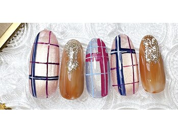 ミルネイル(Mil Nail)/チェックネイル　　No67