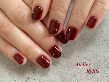 こっくりボルドー