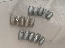 デイシー ネイルアンドアイラッシュ 新宿(deicy)/【定額】glass magnet design