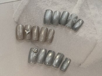 デイシー ネイルアンドアイラッシュ 新宿(deicy)/【定額】glass magnet design