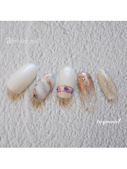 たゆ ネイル(たゆnail)/ラメグラデーションネイル☆