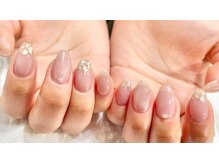 ネイル シスター(nail sister)/シンプルピンクネイル