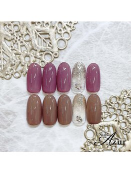 ネイルズアジュール アピタ新潟西店(Nailz Azur)/ハンド　定額デザインＡコース