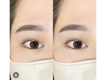 サロンドゥプリエ 春日原店(SALON deux PRIER)/アイブロウ×まつ毛パーマ