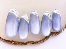 ネイルサロンフォーユー(for u)/ガラスフレンチ¥7980