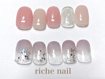 リッシュネイル 新百合ヶ丘店(riche nail)/シンプルアートコース