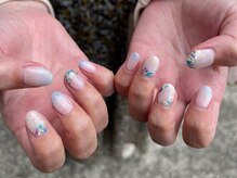 サクノネイル(SAKUNONAIL)/押し花ネイル