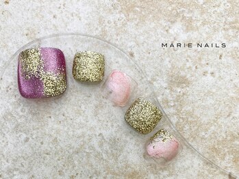 マリー ネイルズ いわきラトブ店(MARIE NAILS)/定額5,500円税込 フット 0724a