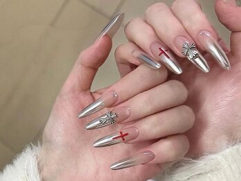 ラッキー 渋谷店(Lucky)/ミラーデザインネイル