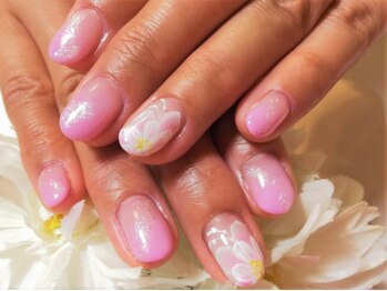 アンベリール ネイルサロンアンドスクール(embellir)/大人かわいいお上品ネイル