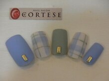 ネイルサロン コルテーゼ 四条烏丸店(CORTESE)/チェック・マット・マシンオフ無