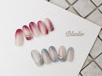 ネイルサロン ブランロール 白金店(Nail Salon Blanl'or)/ニュアンス系アシメネイル