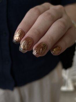 カサネネイルルーム(CASANE nail room)/クリアフレンチ+design