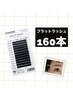 【ボリューム×印象的】flat lash 160本(アイシャンプー前処理剤付)￥7000