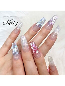 ケリー(Kelly)/【スカルプ】やり放題　夏ネイル