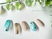 ラーシューシュ(la-chou-chou)/華やかネイル　¥7500