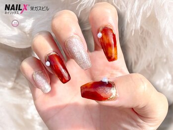 秋冬のべっ甲ネイル♪マグネット