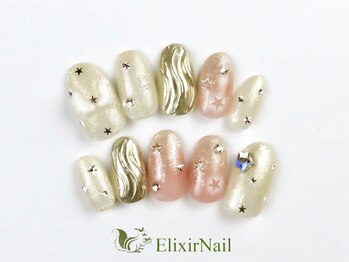 エリクサーネイル 渋谷(Elixir Nail)/定額bカジュアル/クーポン使用